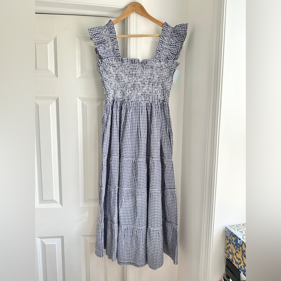 NWT Hill House Ellie Nap Dress in Navy Gingham - Picture 5 of 8